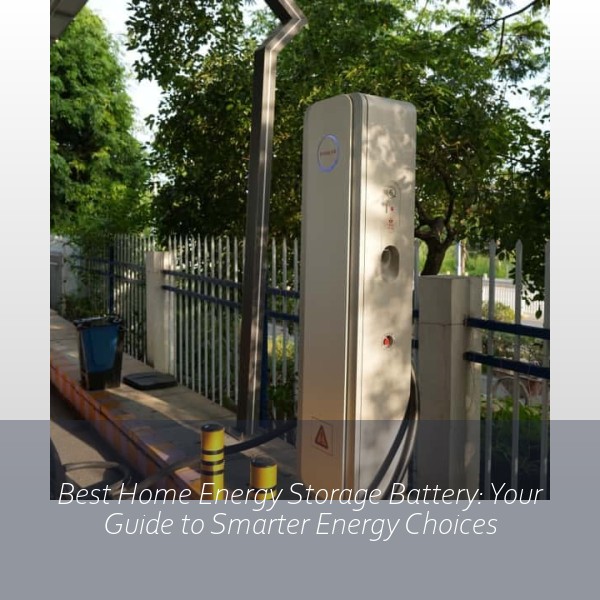 Best Home Energy Storage Battery: Your Guide to Smarter Energy Choices